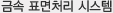 금속 표면처리 시스템